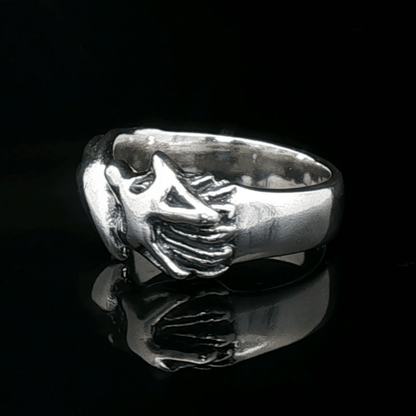 Fox Ring in Sterling Silver or Antique Bronze - Le Dragon Argenté