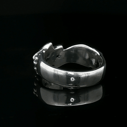 Fox Ring in Sterling Silver or Antique Bronze - Le Dragon Argenté