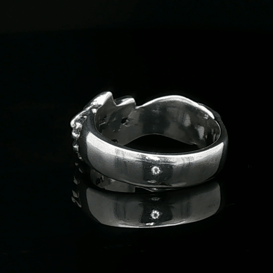 Fox Ring in Sterling Silver or Antique Bronze - Le Dragon Argenté