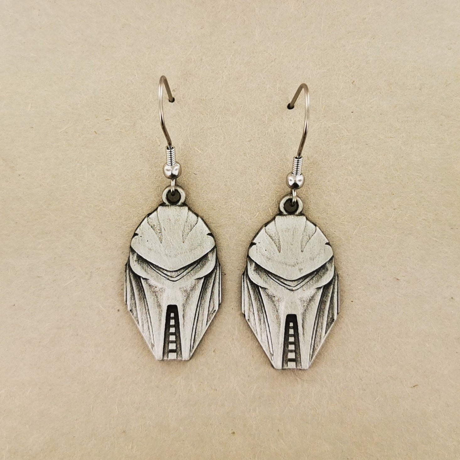 Geeky Pewter Charm Earrings - Le Dragon Argenté