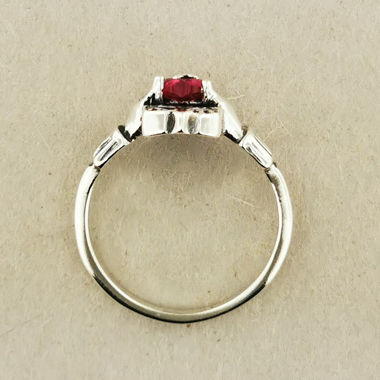 Sterling Silver Claddagh Ring with Gemstone Heart