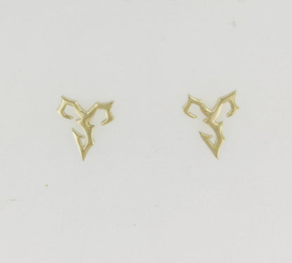 Gold FFX Tidus Earrings Made To Order - Le Dragon Argenté