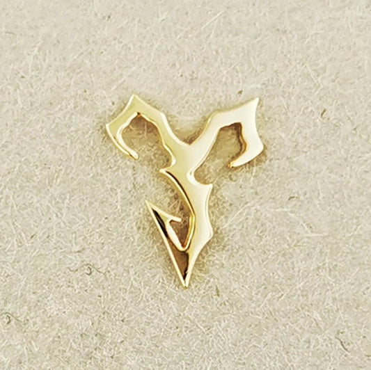 Gold FFX Tidus Single Earring - Le Dragon Argenté