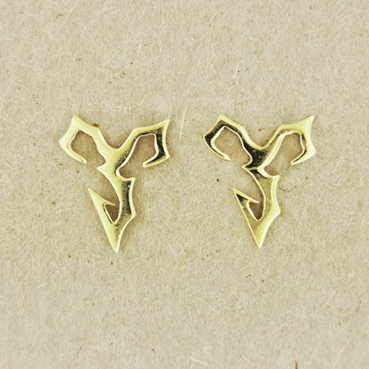 Gold FFX Tidus Single Earring - Le Dragon Argenté