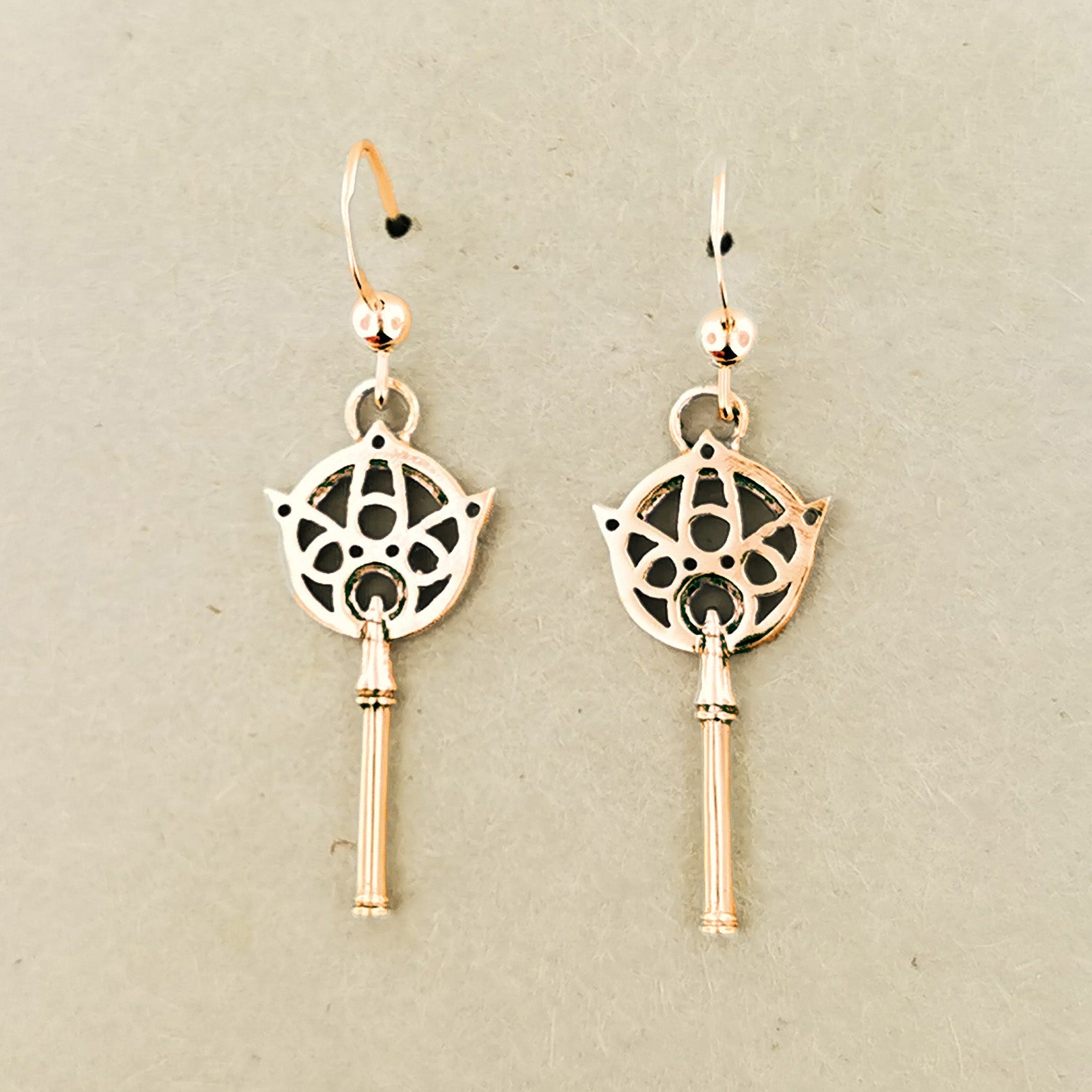 Gold FFX Yuna's Wand Earrings - Le Dragon Argenté