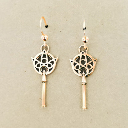 Gold FFX Yuna's Wand Earrings - Le Dragon Argenté