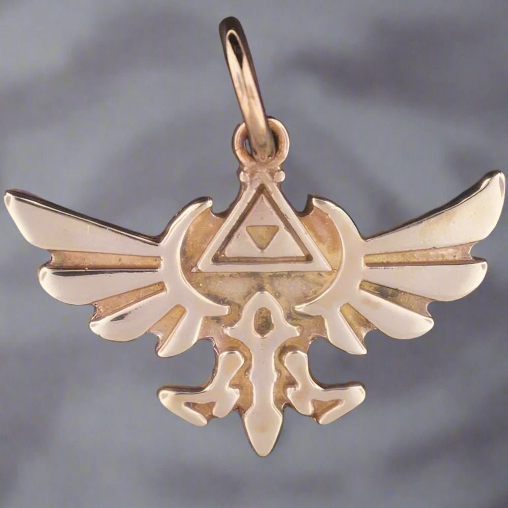 Gold Legend of Zelda Pendant Made to Order - Le Dragon Argenté