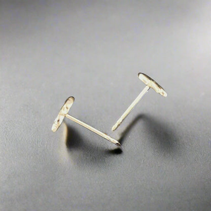 Gold Oak Leaves Studs made to order - Le Dragon Argenté