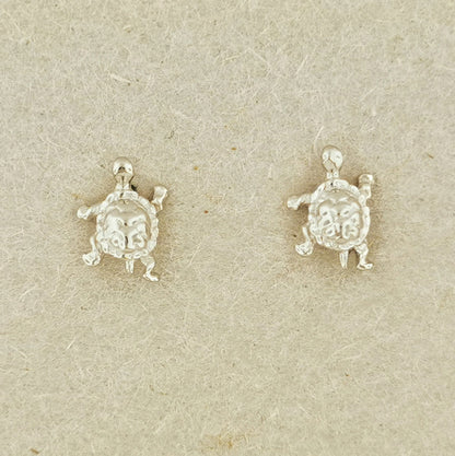 Gold Turtle Earrings Made To Order - Le Dragon Argenté