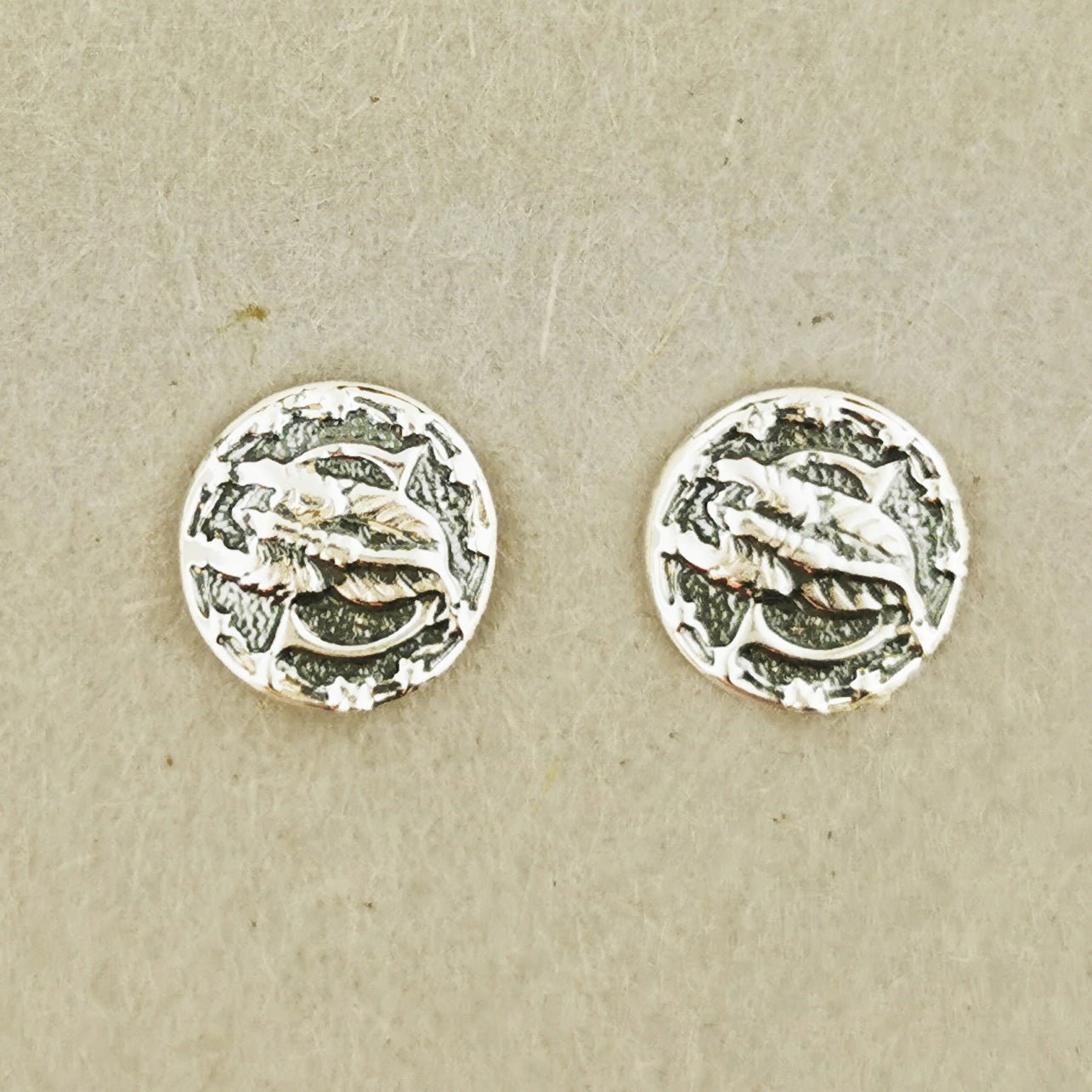 Gold Zodiac Stud Earrings Made to Order - Le Dragon Argenté