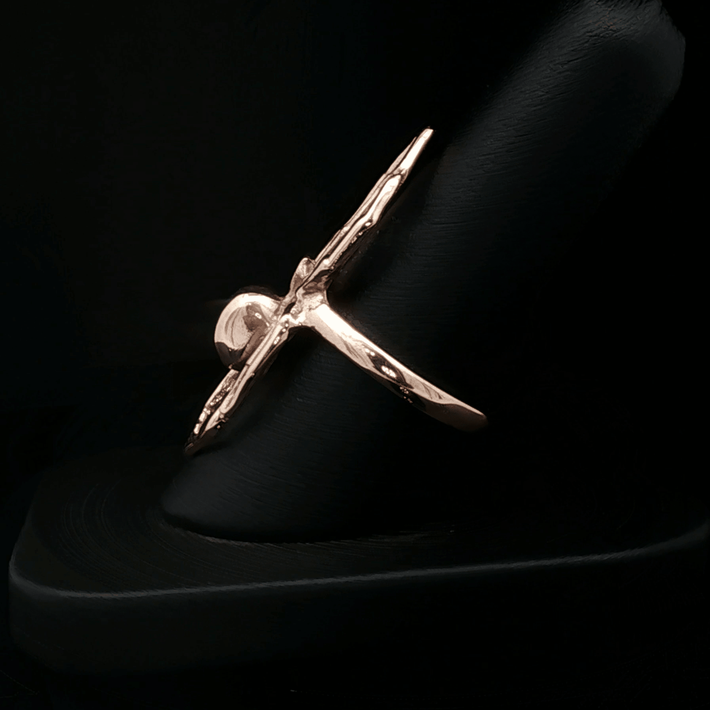 3D Spider Ring in Sterling Silver or Antique Bronze - Le Dragon Argenté