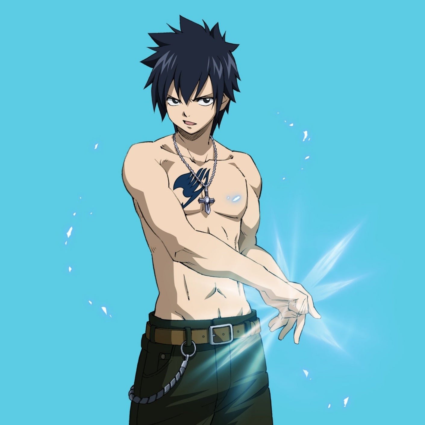 Grey Fullbuster Sword Pendant - Le Dragon Argenté