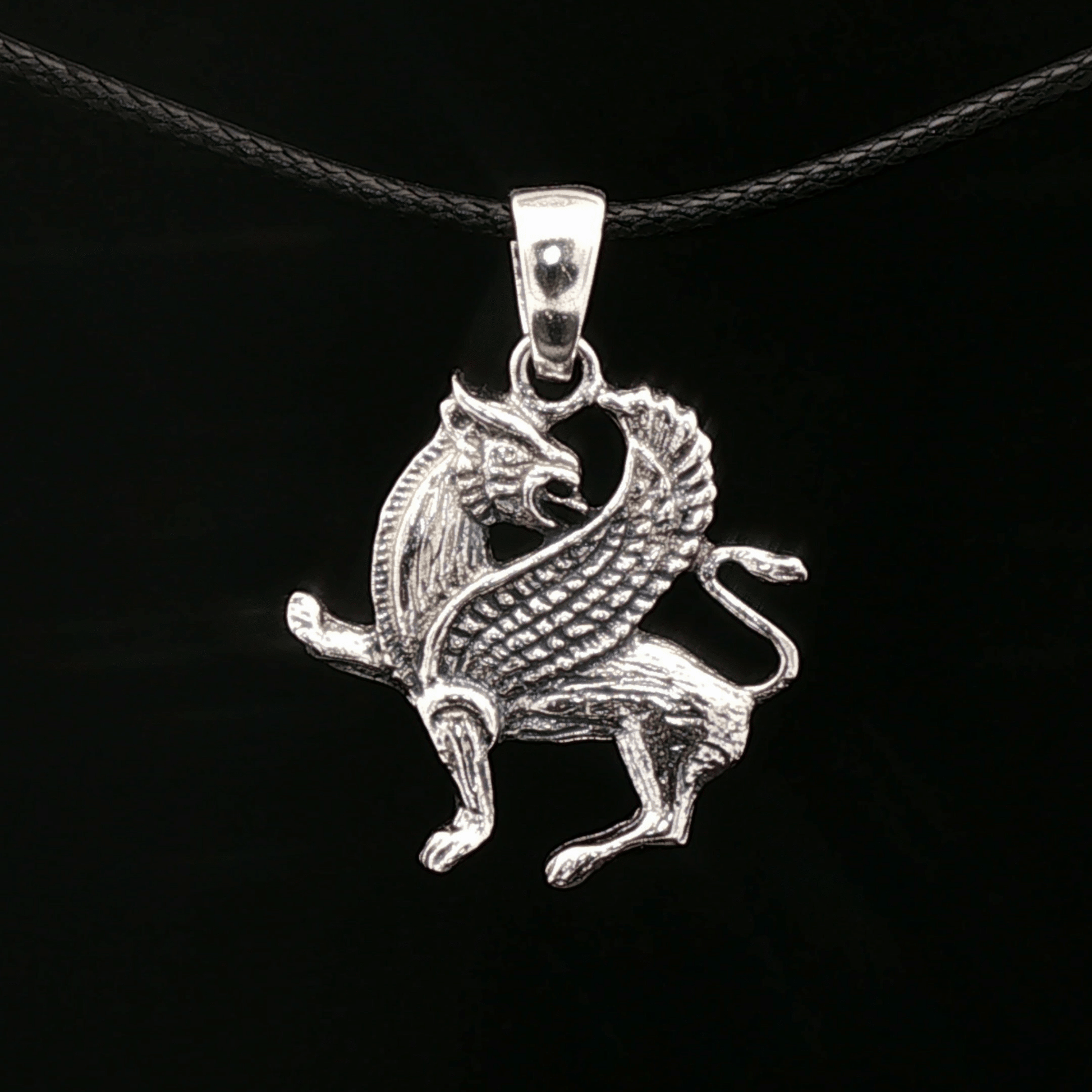 Griffin Pendant in Sterling Silver - Le Dragon Argenté