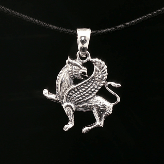 Griffin Pendant in Sterling Silver - Le Dragon Argenté