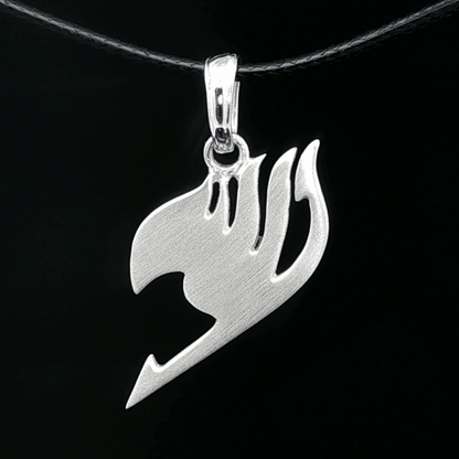 Handmade Fairy Tail Pendant - Le Dragon Argenté