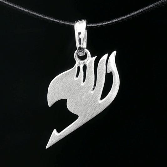 Handmade Fairy Tail Pendant - Le Dragon Argenté
