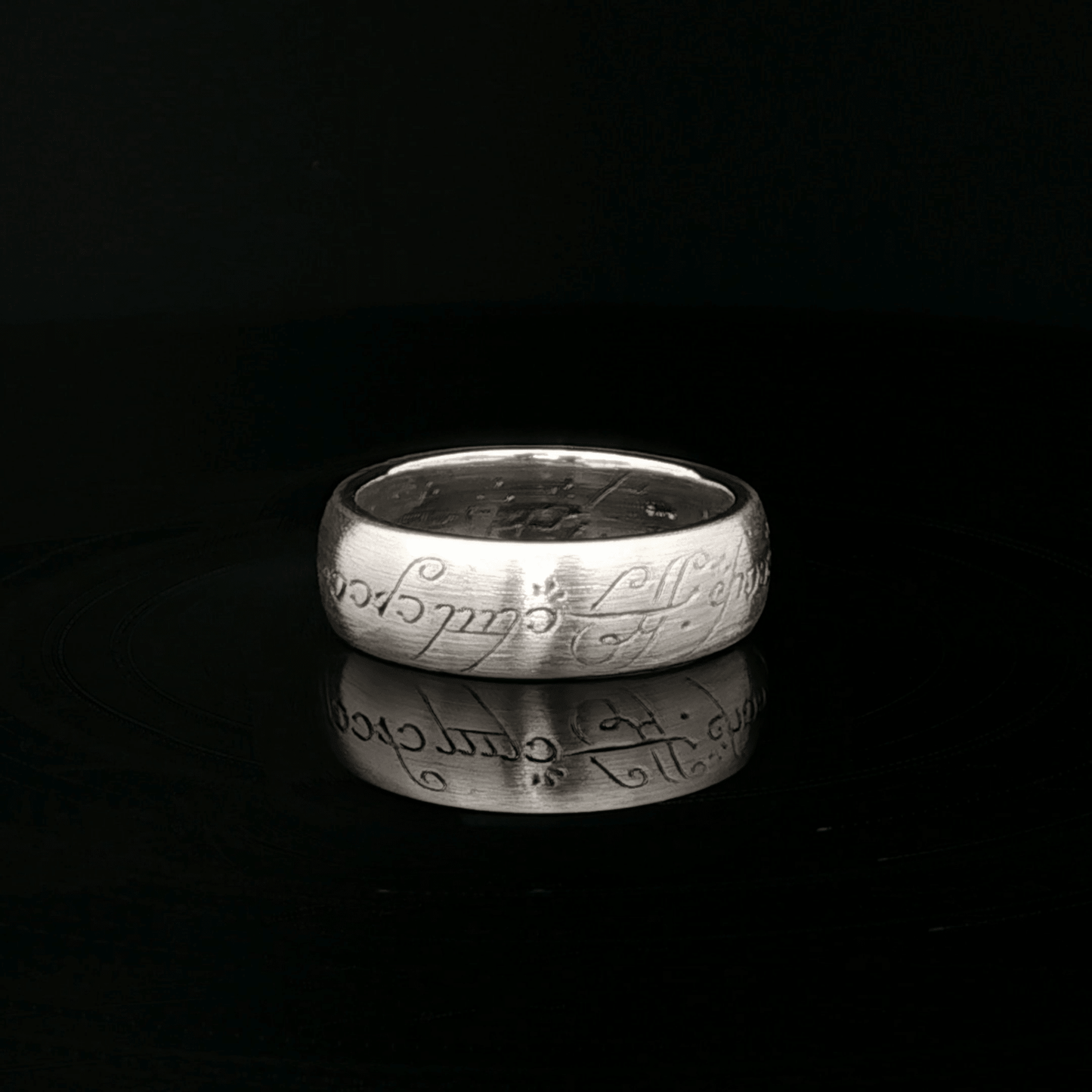 High Fantasy Elvish Band in Sterling Silver - Le Dragon Argenté
