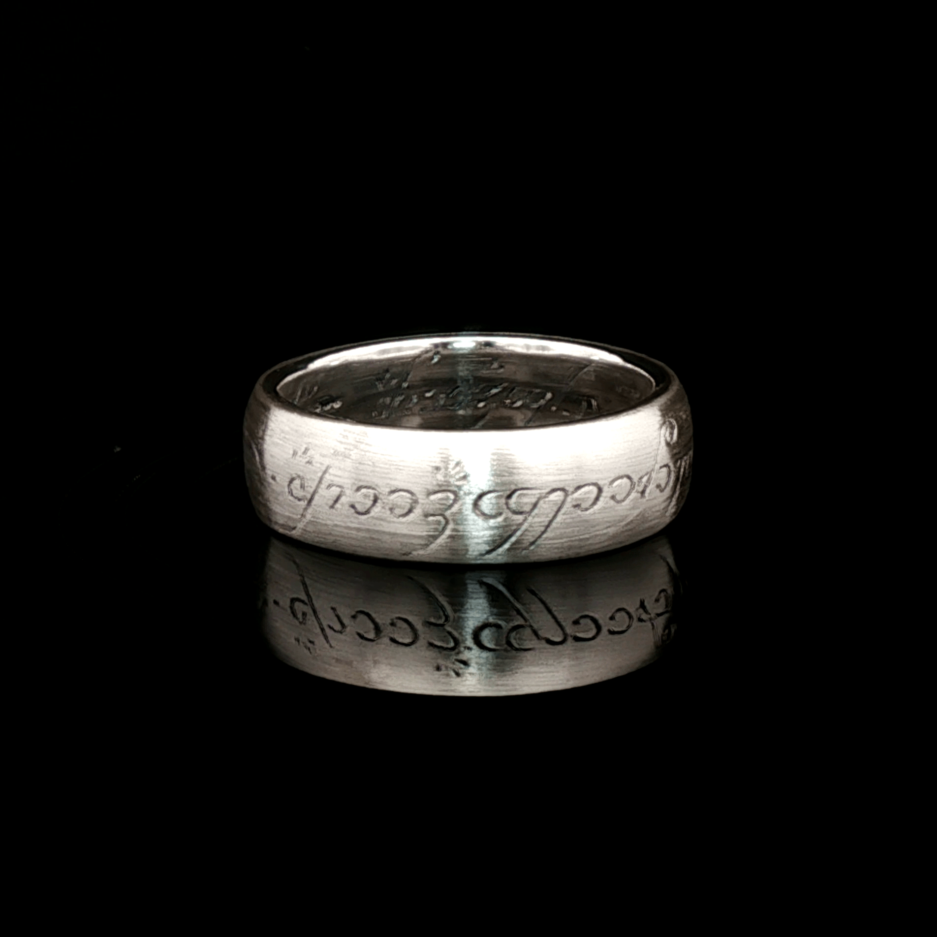 High Fantasy Elvish Band in Sterling Silver - Le Dragon Argenté