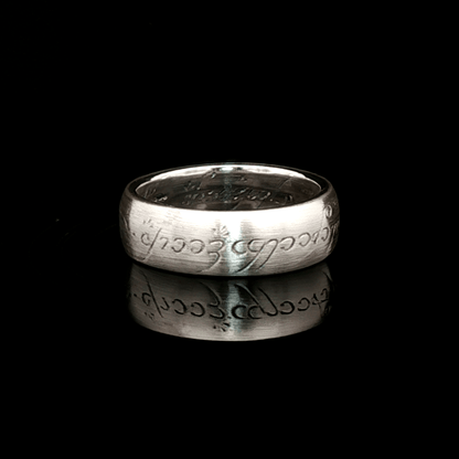 High Fantasy Elvish Band in Sterling Silver - Le Dragon Argenté