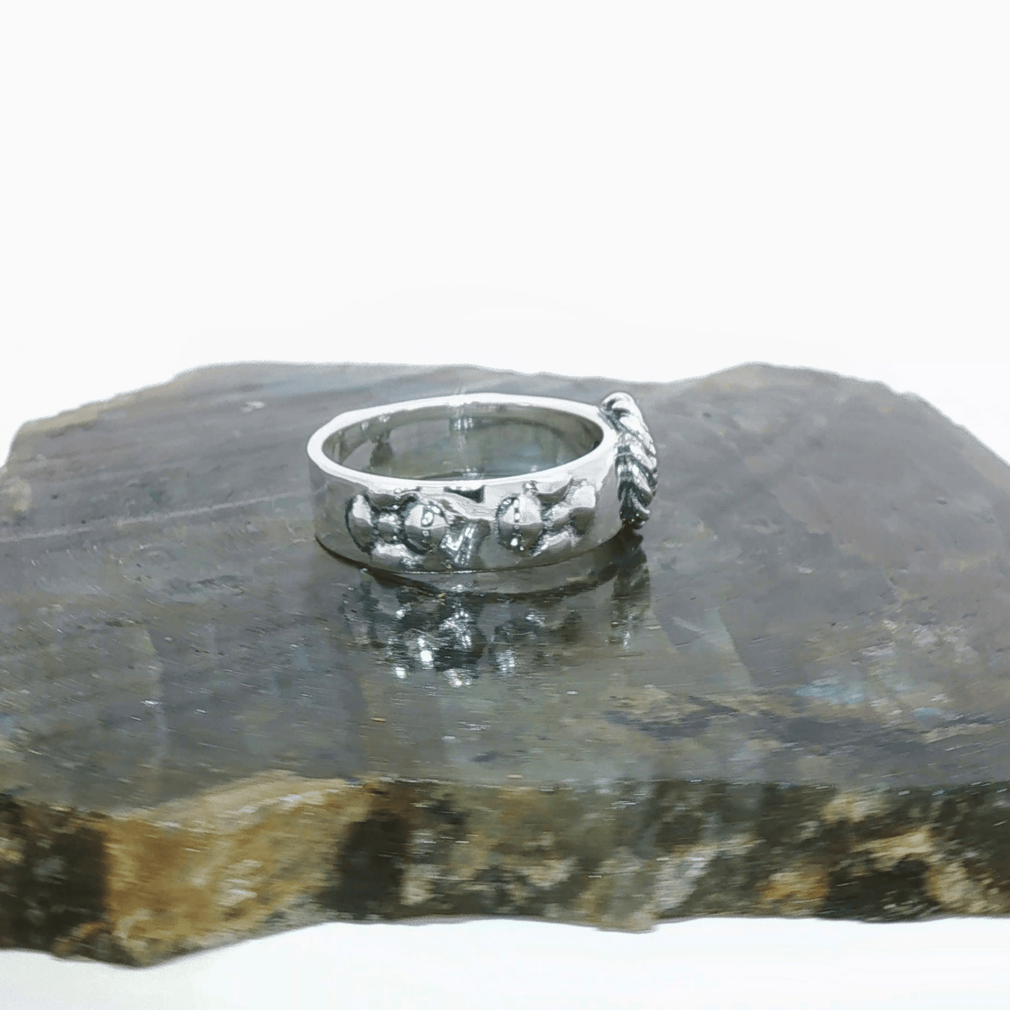 Howls Moving Castle Ring in Sterling Silver with Faceted Tanzanite - Le Dragon Argenté