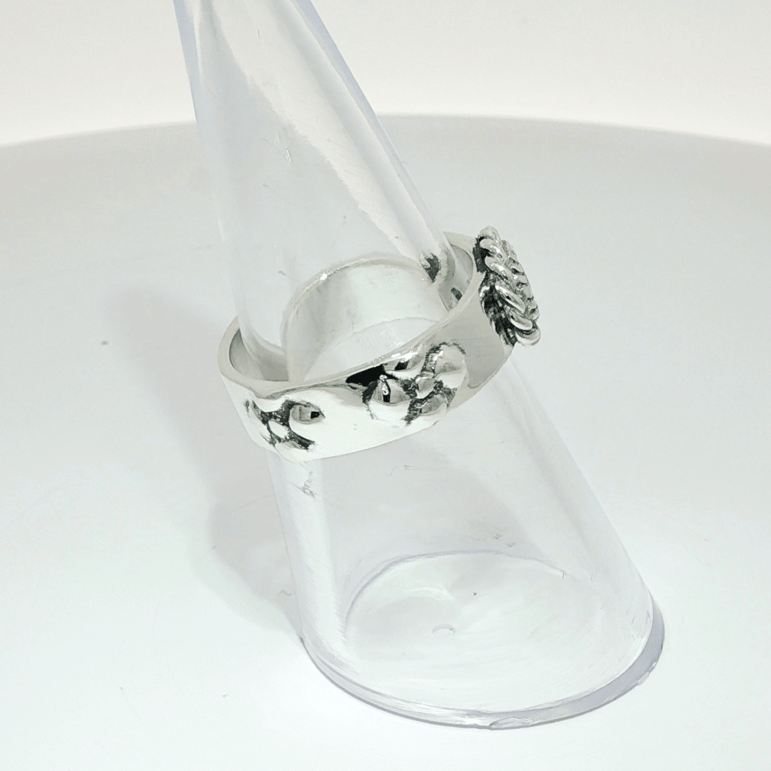 Howls Moving Castle Ring in Sterling Silver with Fancy Colour Sapphires - Le Dragon Argenté