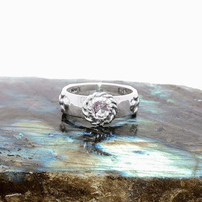 Howls Moving Castle Ring in Sterling Silver with Fancy Colour Sapphires - Le Dragon Argenté