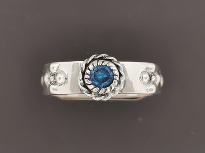 Howls Moving Castle Ring in Sterling Silver with Imitation Birthstone - Le Dragon Argenté