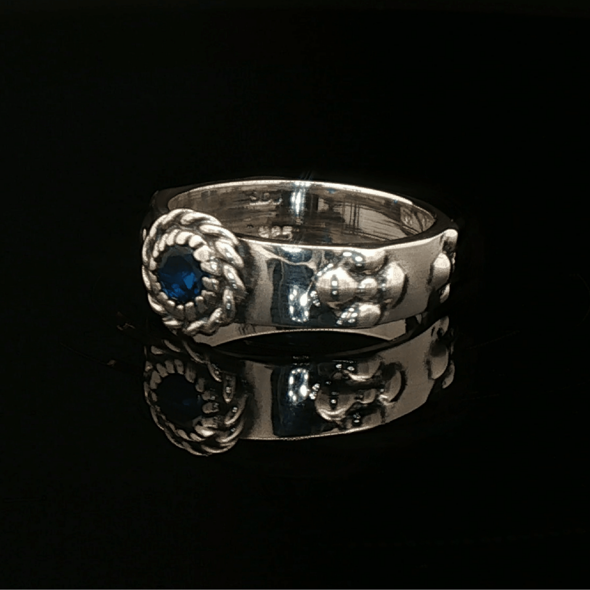 Howls Moving Castle Ring in Sterling Silver with Imitation Birthstone - Le Dragon Argenté
