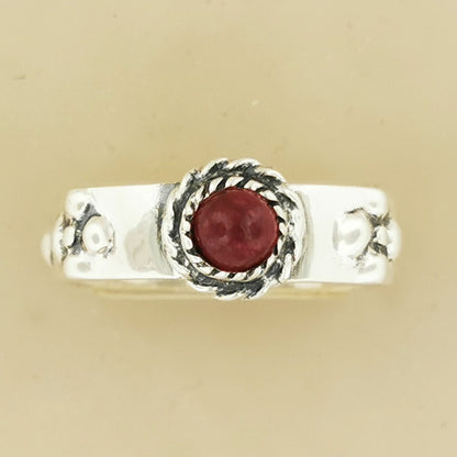 Howls Moving Castle Ring in Sterling Silver with Natural Gemstone - Le Dragon Argenté - Bands - Bestseller - gemstone band