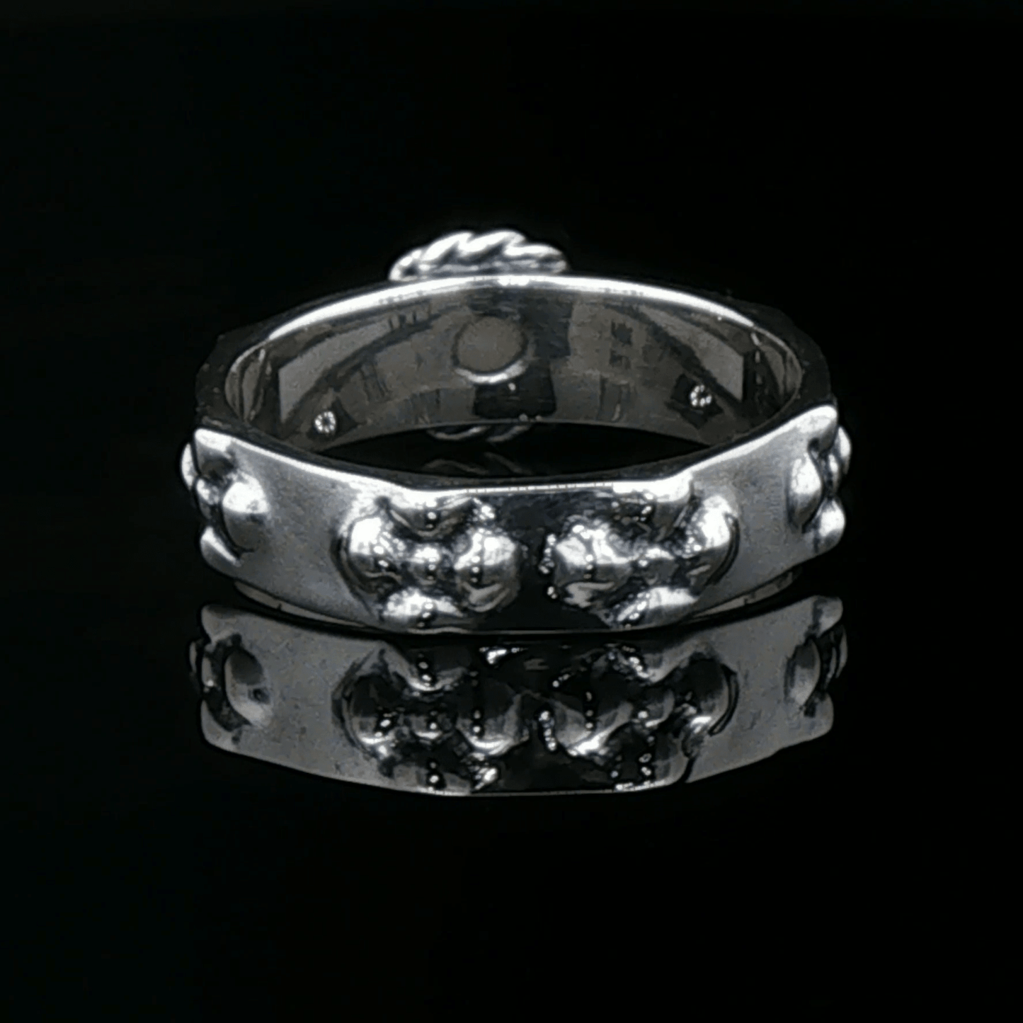 Howls Moving Castle Ring in Sterling Silver with Natural Gemstone - Le Dragon Argenté