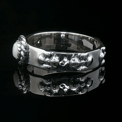 Howls Moving Castle Ring in Sterling Silver with Natural Gemstone - Le Dragon Argenté