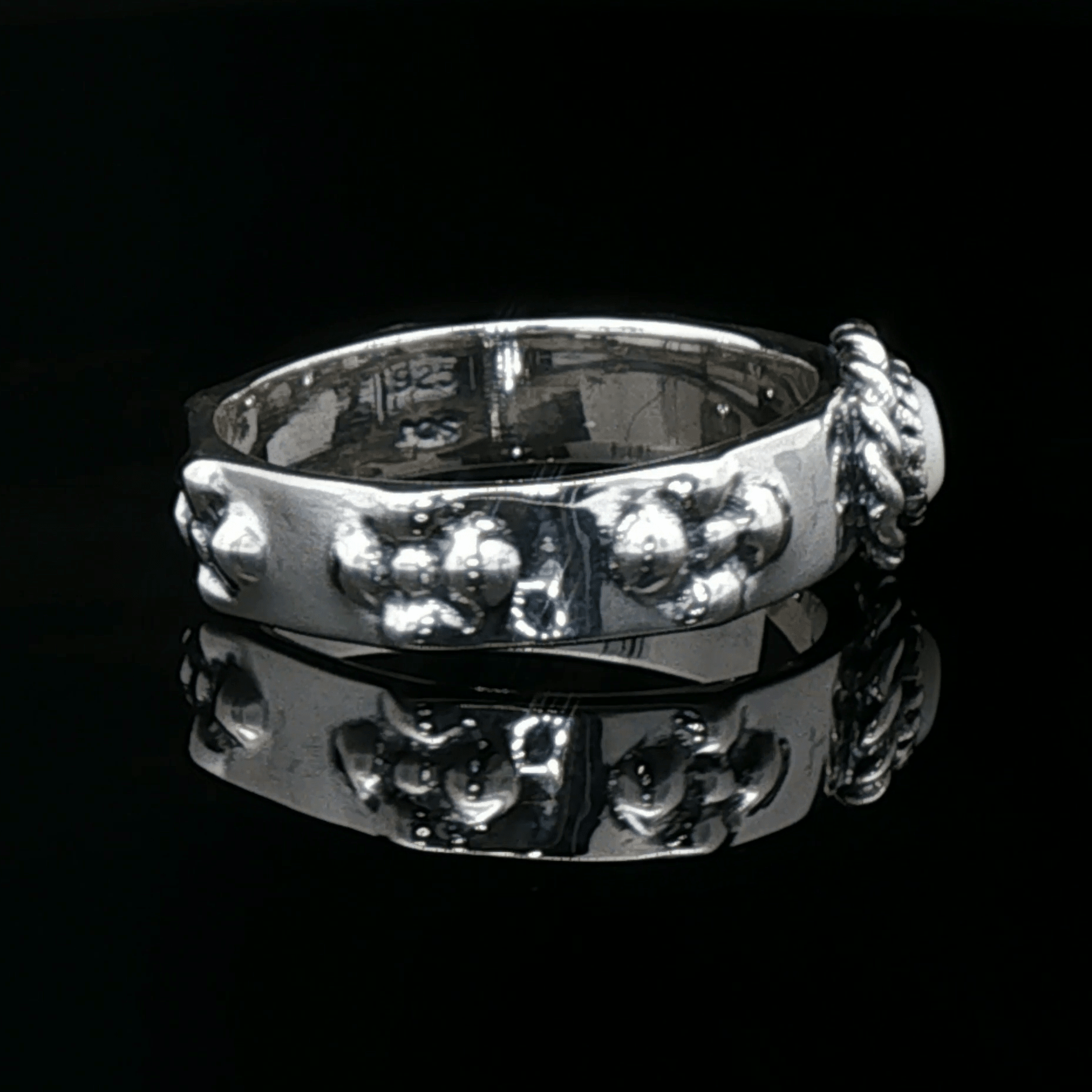 Howls Moving Castle Ring in Sterling Silver with Natural Gemstone - Le Dragon Argenté