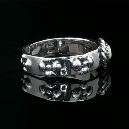 Howls Moving Castle Ring in Sterling Silver with Natural Gemstone - Le Dragon Argenté