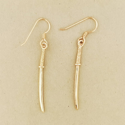 Katana Charm Earrings - Le Dragon Argenté