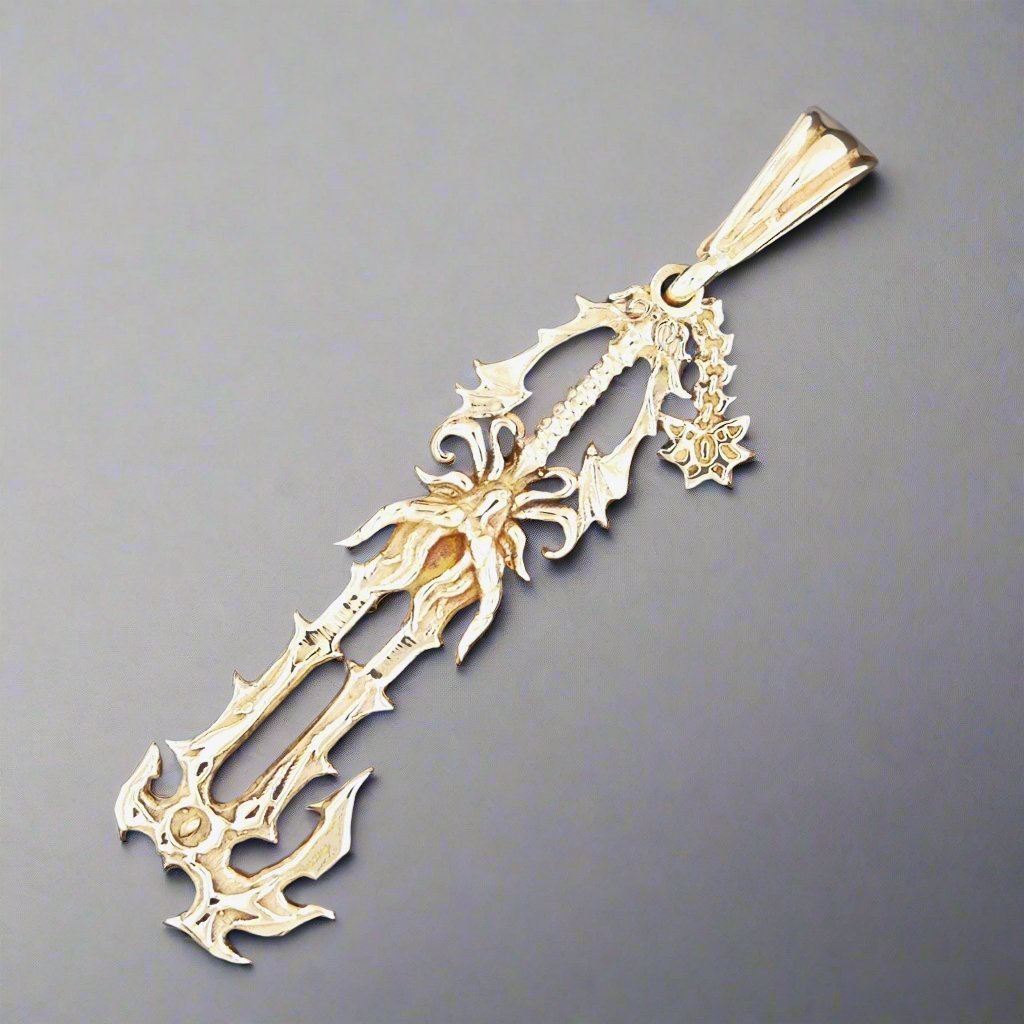 KH No Name Keyblade Pendant - Le Dragon Argenté