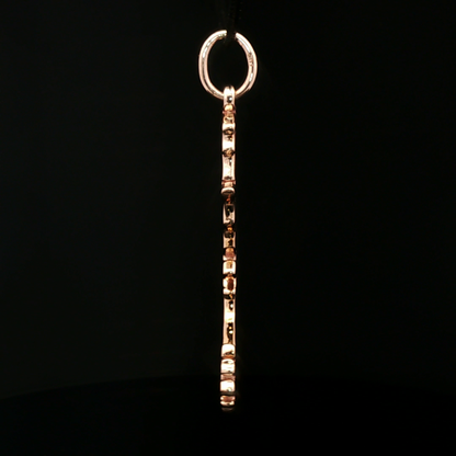 Kingdom Hearts Diamond Dust Keyblade Pendant  in Antique Bronze - Le Dragon Argenté