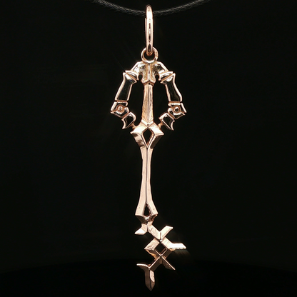 Kingdom Hearts Rainfell Keyblade Pendant - Le Dragon Argenté
