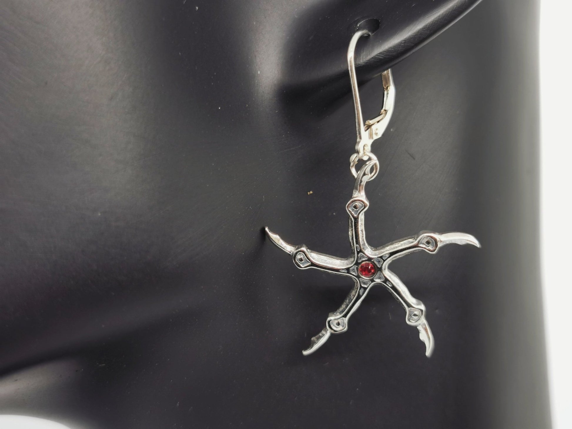 Krull Glaive Earrings in Sterling Silver - Le Dragon Argenté