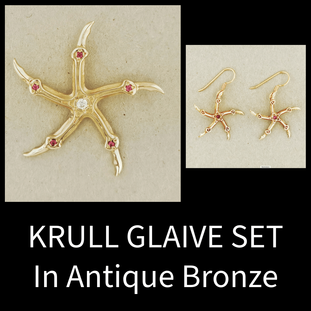 Krull Glaive Jewellery Set - Le Dragon Argenté