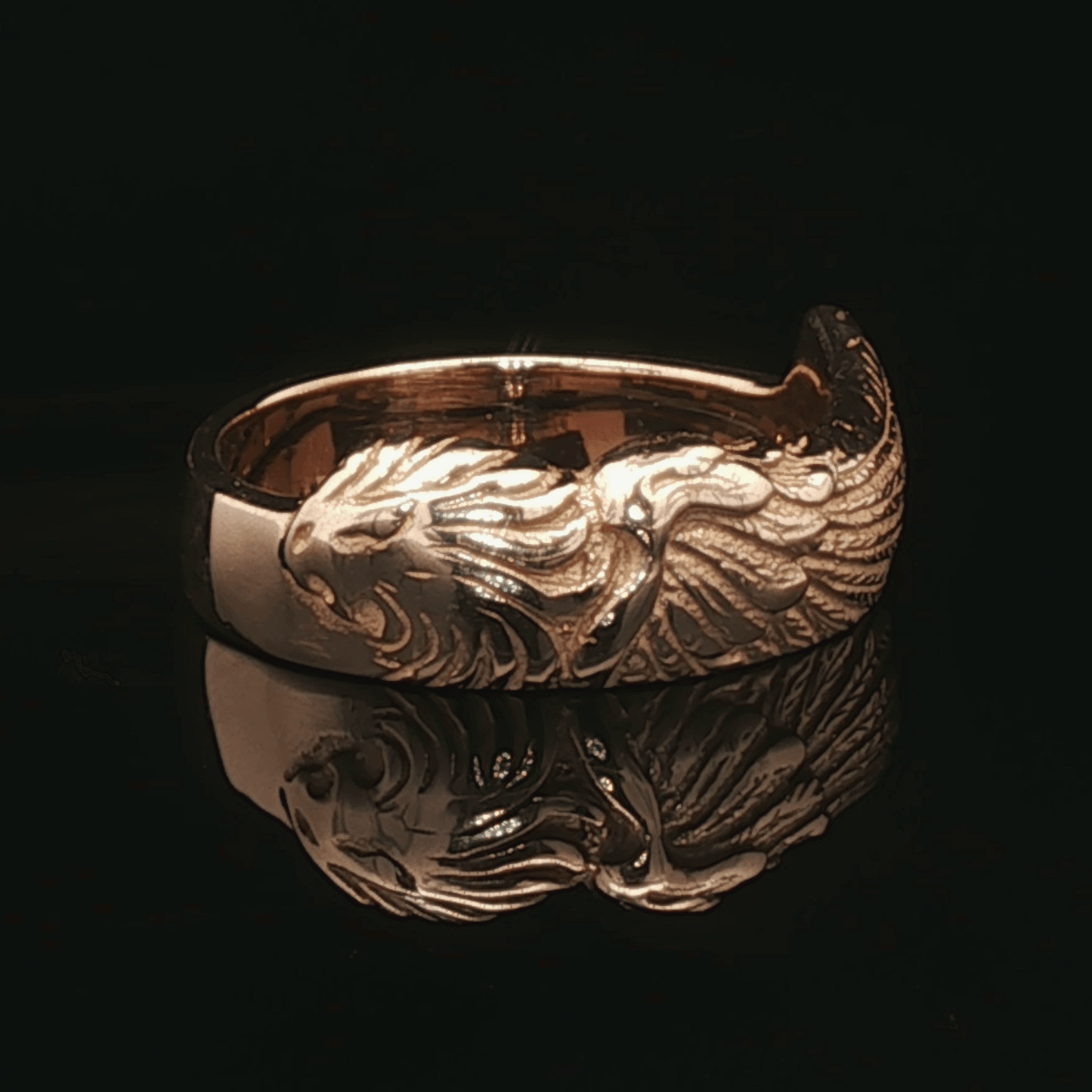 Ladies Final Fantasy 8 Squall Griever Ring in Antique Bronze - Le Dragon Argenté