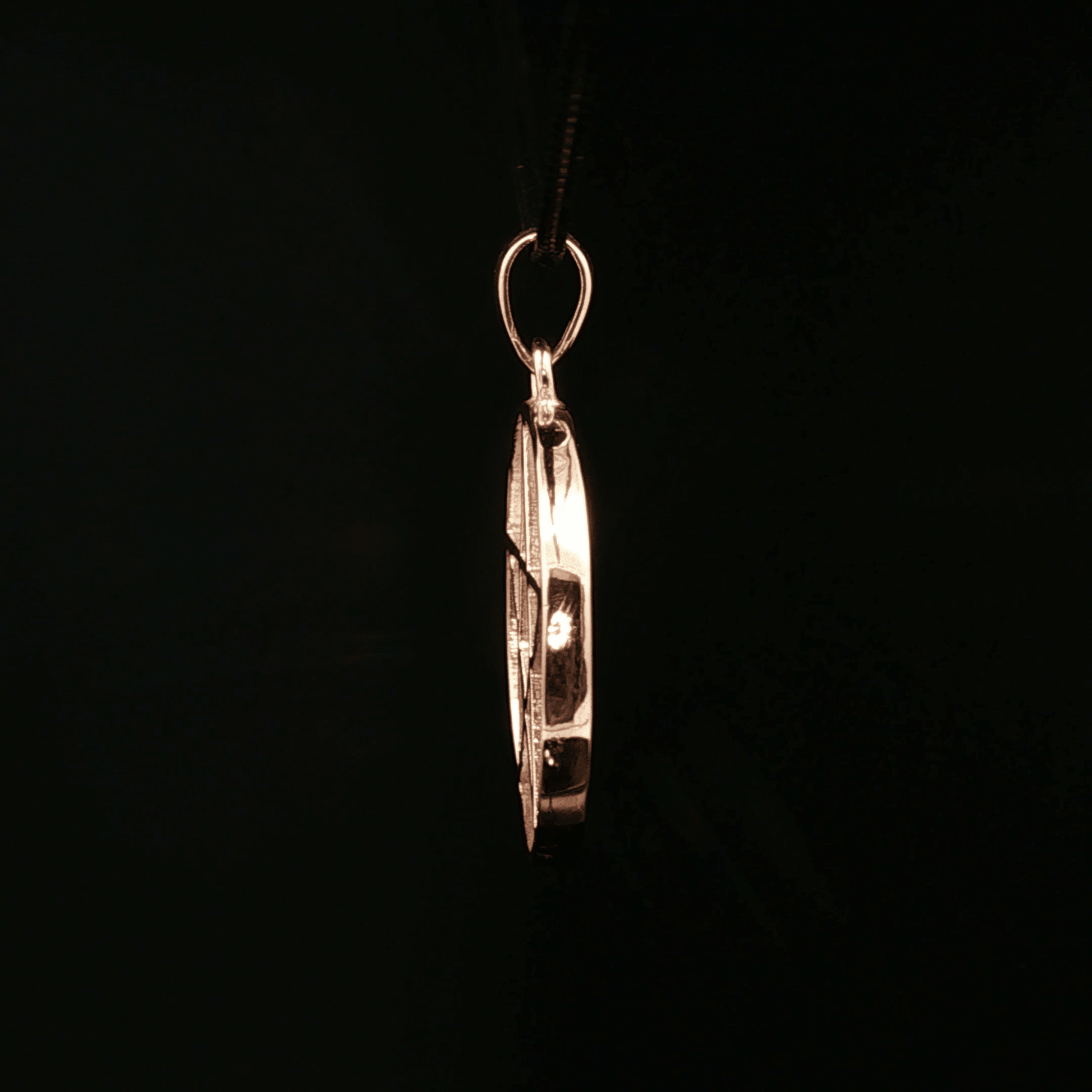 Large Pentacle Pendant in Sterling Silver or Antique Bronze - Le Dragon Argenté