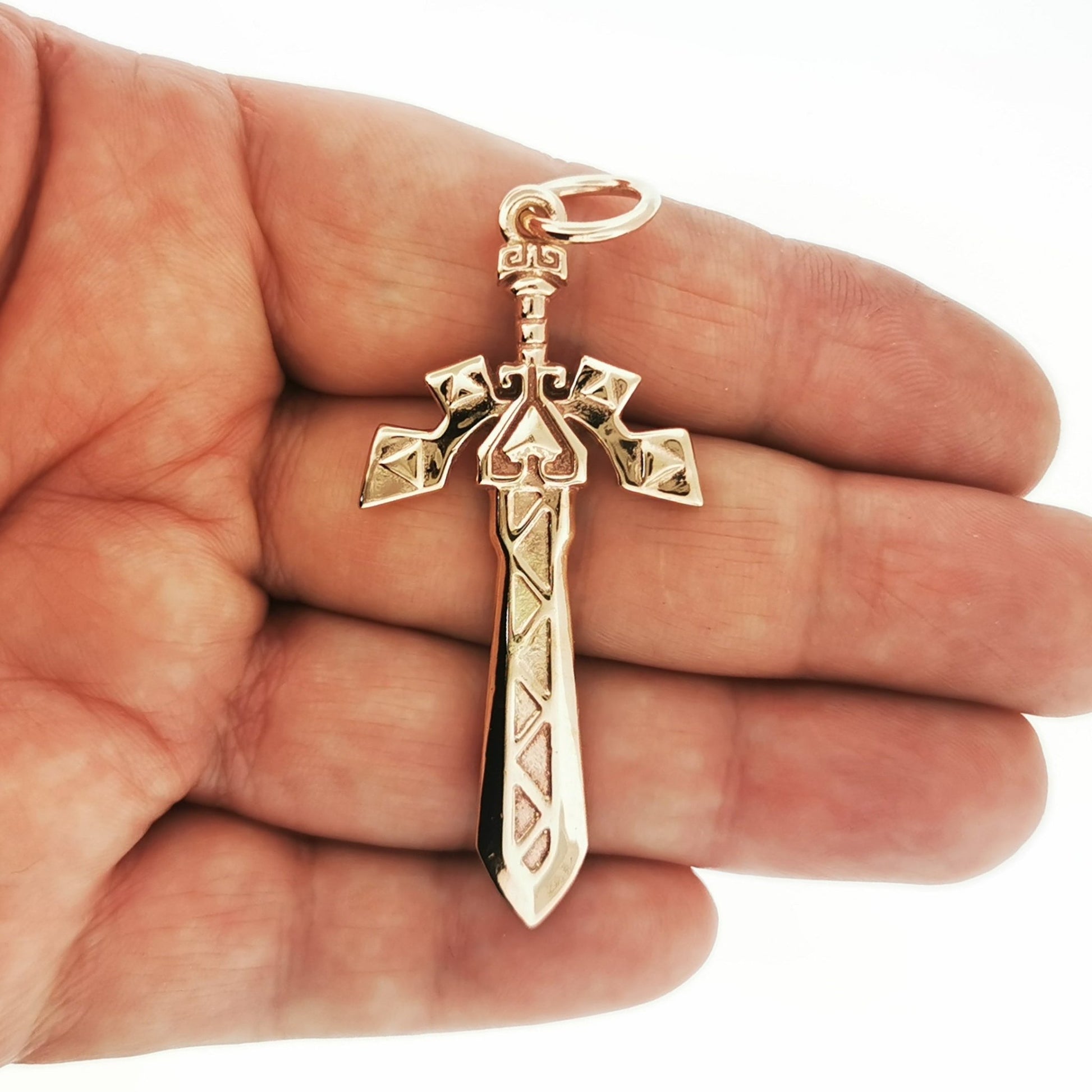Legend Of Zelda Lokomo Sword Pendant - Le Dragon Argenté - geeky gift for her - geeky gift for him - Legend of Zelda