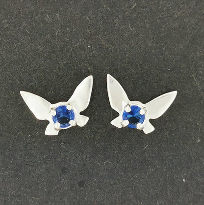 Legend of Zelda Navi Fairy Earrings in Sterling Silver - Le Dragon Argenté