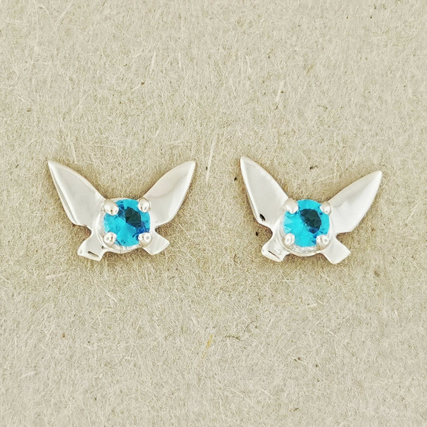 Legend of Zelda Navi Fairy Earrings in Sterling Silver - Le Dragon Argenté