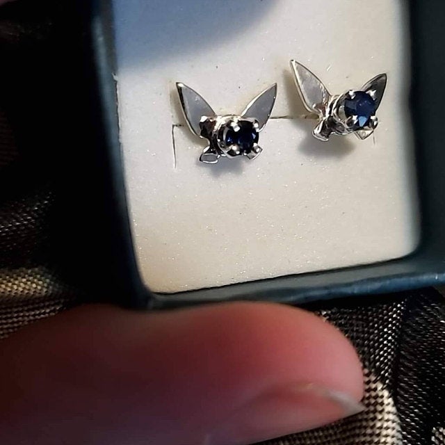 Legend of Zelda Navi Fairy Earrings in Sterling Silver - Le Dragon Argenté