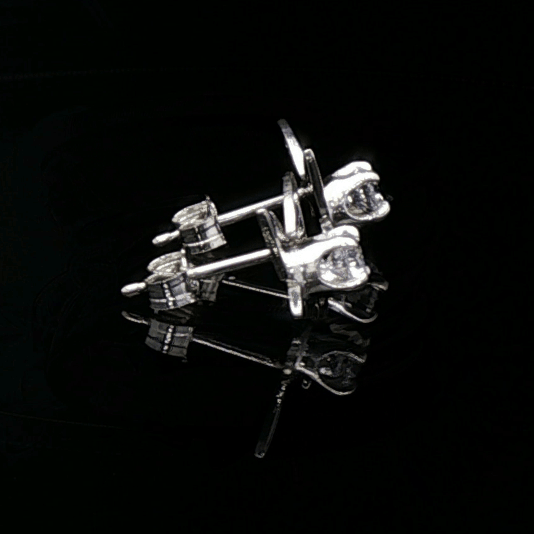 Legend of Zelda Navi Fairy Earrings in Sterling Silver - Le Dragon Argenté