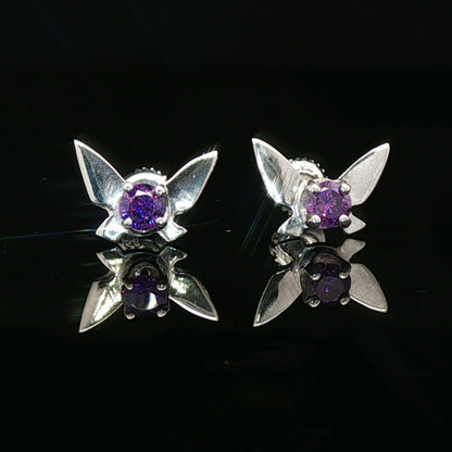Legend of Zelda Navi Fairy Earrings in Sterling Silver - Le Dragon Argenté