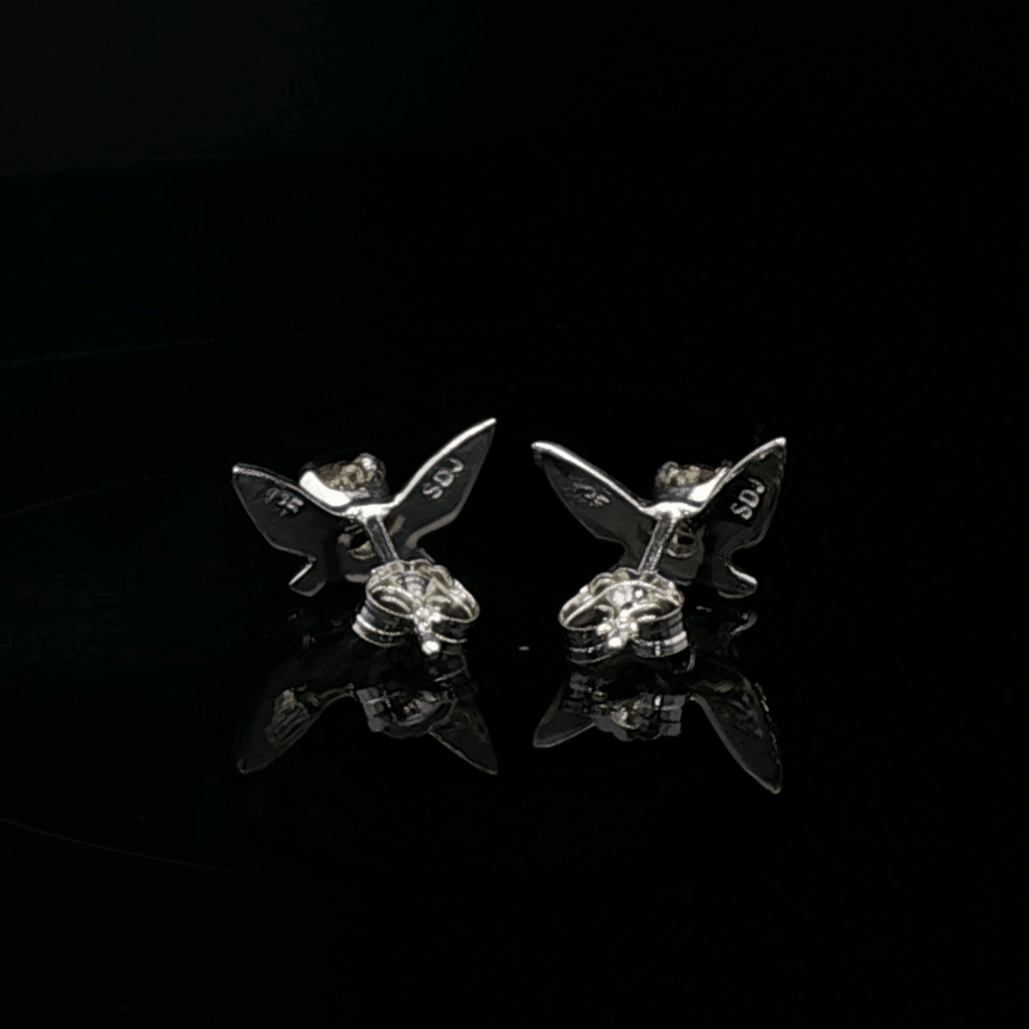 Legend of Zelda Navi Fairy Earrings in Sterling Silver with august birthstone - Le Dragon Argenté - Bestseller - gemstone earrings - fairy earrings