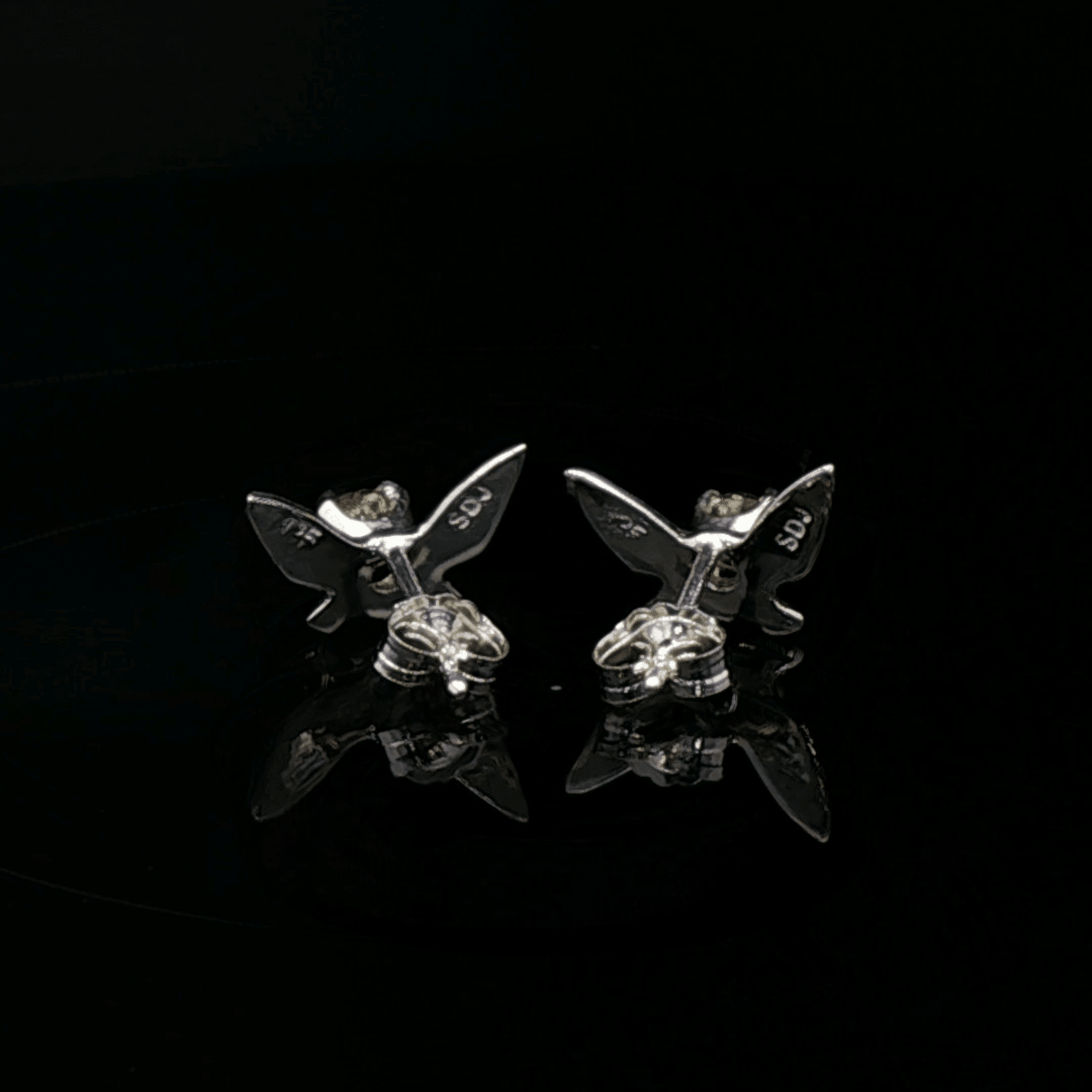 Legend of Zelda Navi Fairy Earrings in Sterling Silver with august birthstone - Le Dragon Argenté - Bestseller - gemstone earrings - fairy earrings