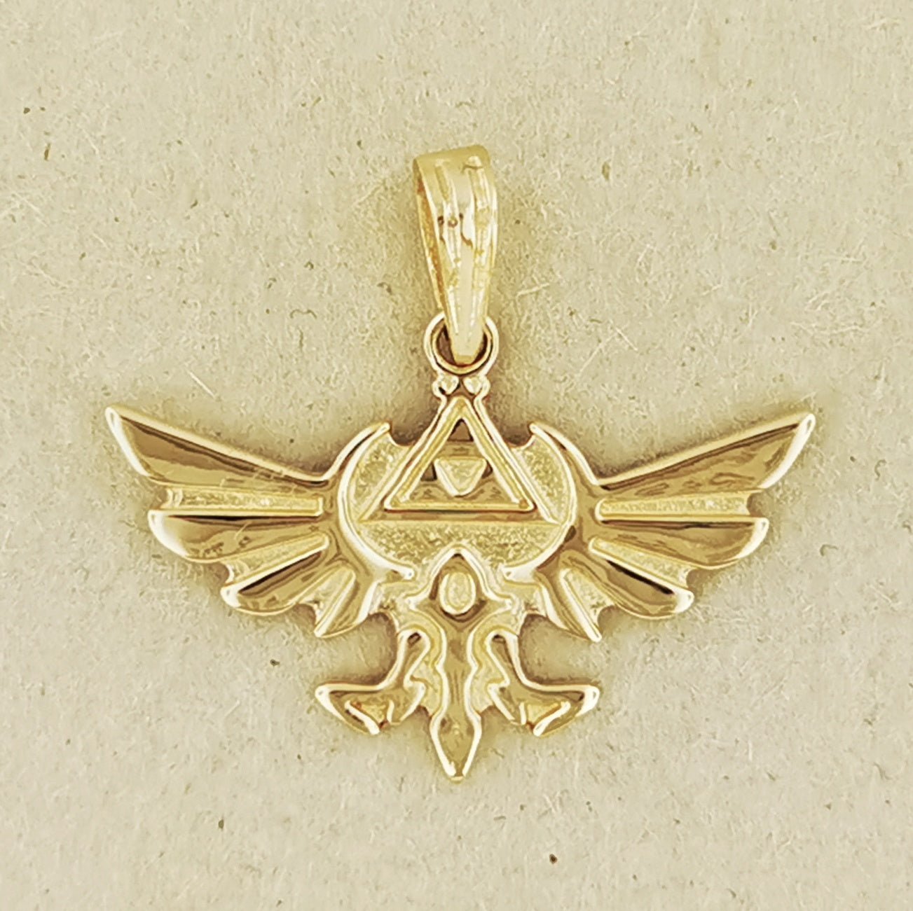 Legend of Zelda Pendant in Sterling Silver or Antique Bronze - Le Dragon Argenté